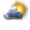 Nuages et soleil; chaud